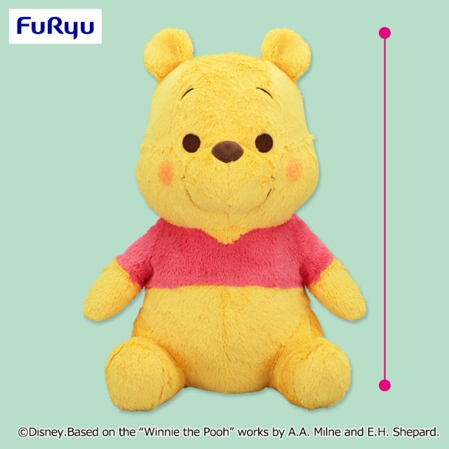 10月2週入荷予定 くまのプーさん FukuFuku もちっとふんわり超BIGぬいぐるみ