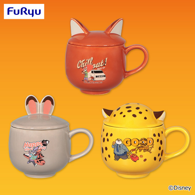 10月2週入荷予定 ズートピア ふた付きマグカップ
