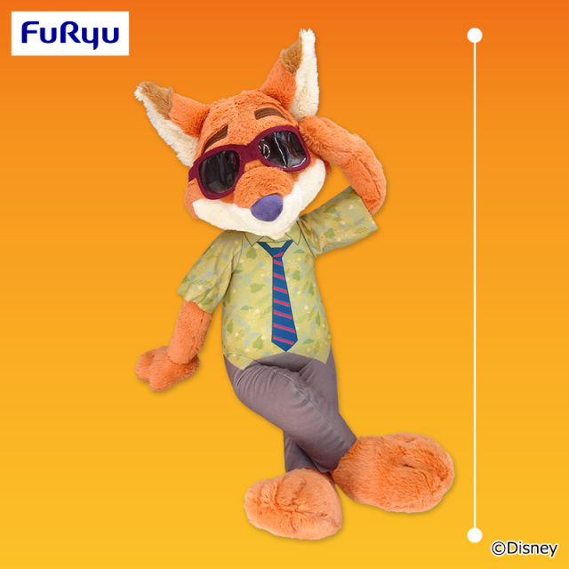 10月5週入荷予定 ズートピア 超超BIGぬいぐるみ~ニック/サングラス~