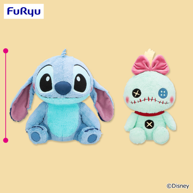 12月3週入荷予定 ディズニー　スティッチ BIGぬいぐるみ～スティッチ・スクランプ～