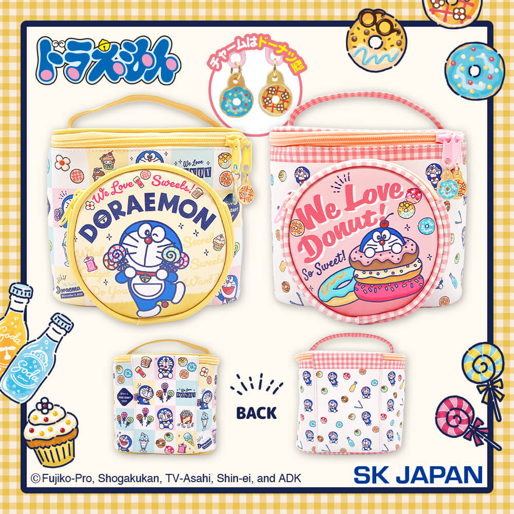 6月4週入荷予定 ドラえもん スイーツモチーフバニティポーチ