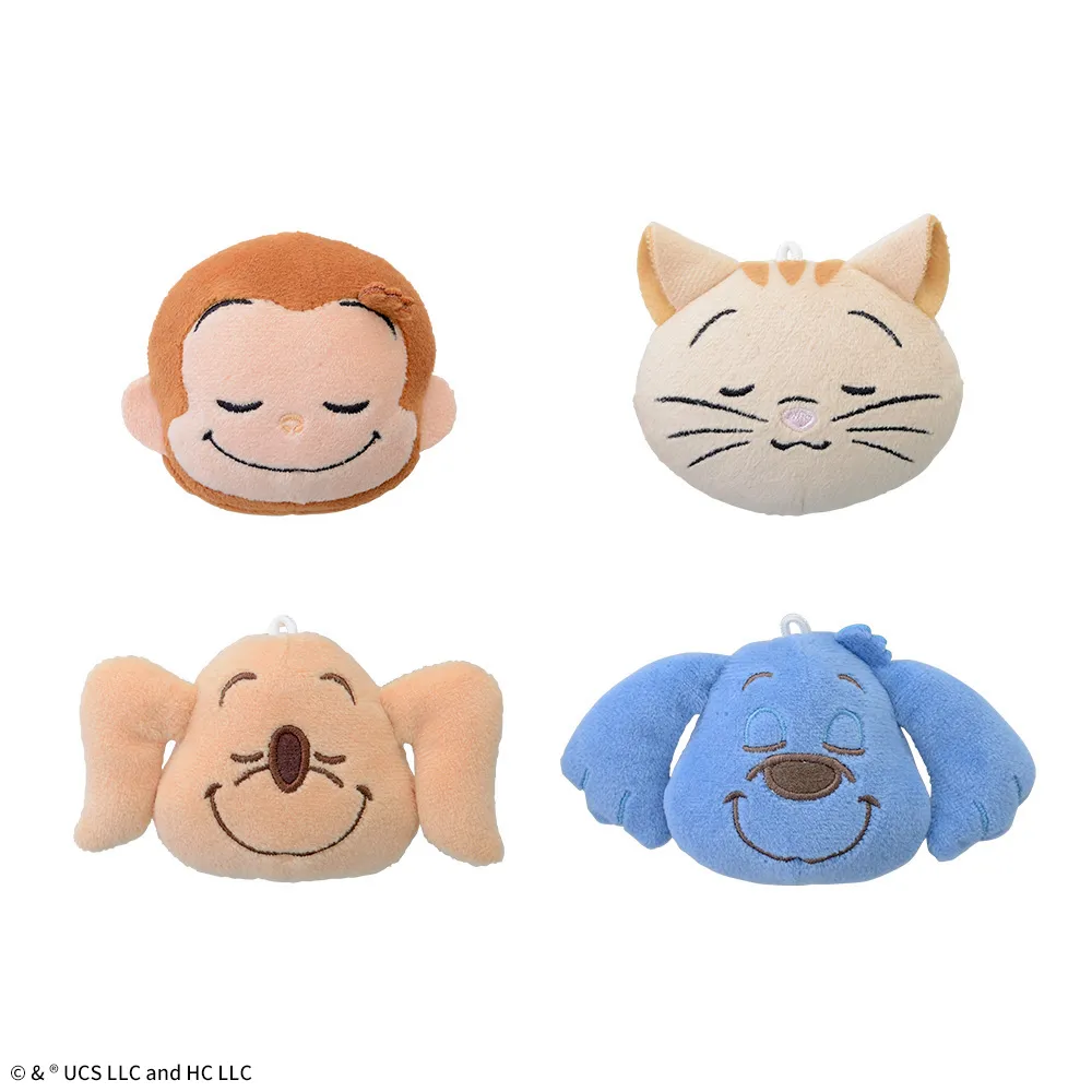 6月13日 おさるのジョージ プチフェイスマスコット すやすやどり~む