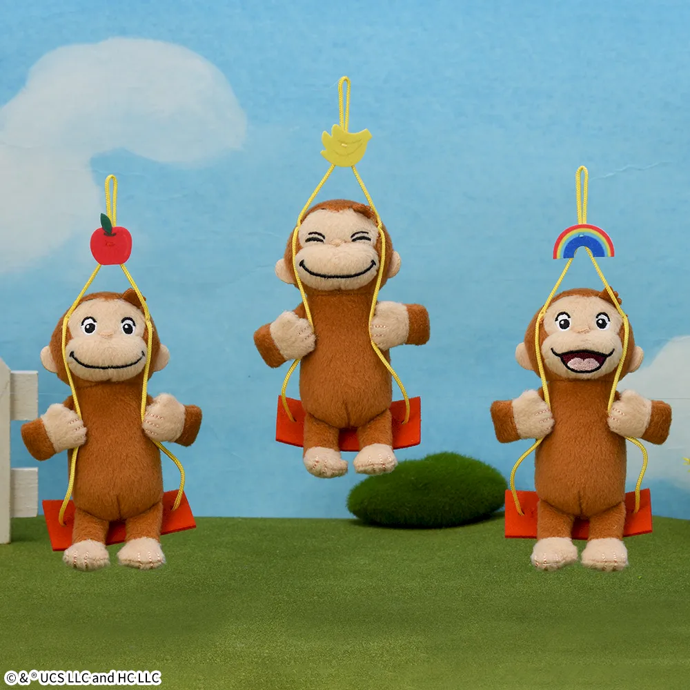 6月27日 おさるのジョージ マスコット ブランコ