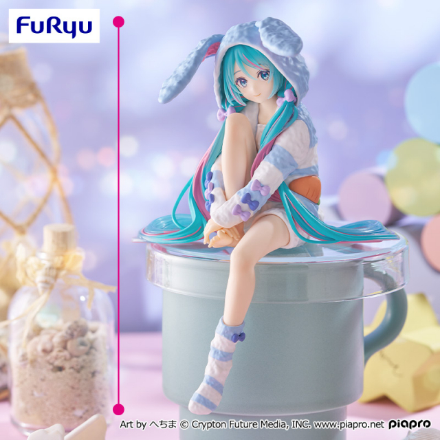 7月2週入荷予定 初音ミク ぬーどるストッパーフィギュアーうさ耳パジャマ・ブルーver.ー