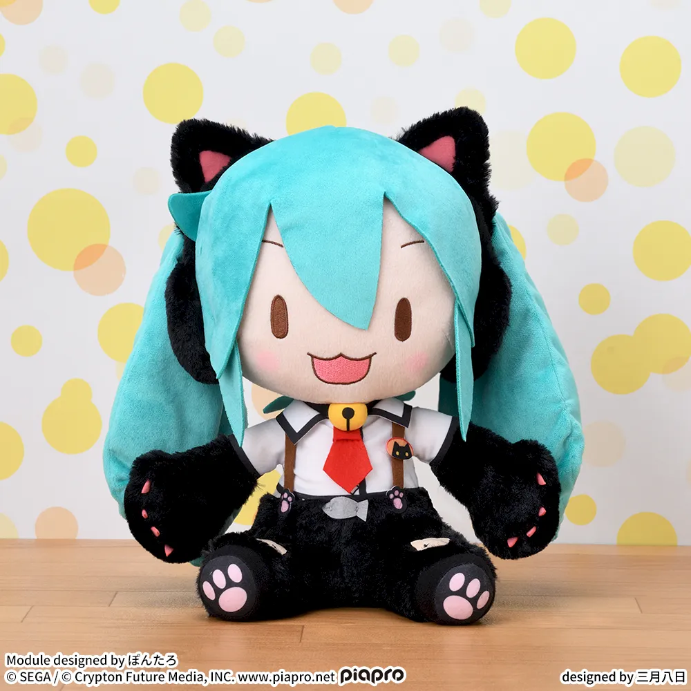 12月25日　初音ミクProjectDIVAArcadeFutureToneふわぷちLLぬいぐるみ“初音ミク-にゃんこ”