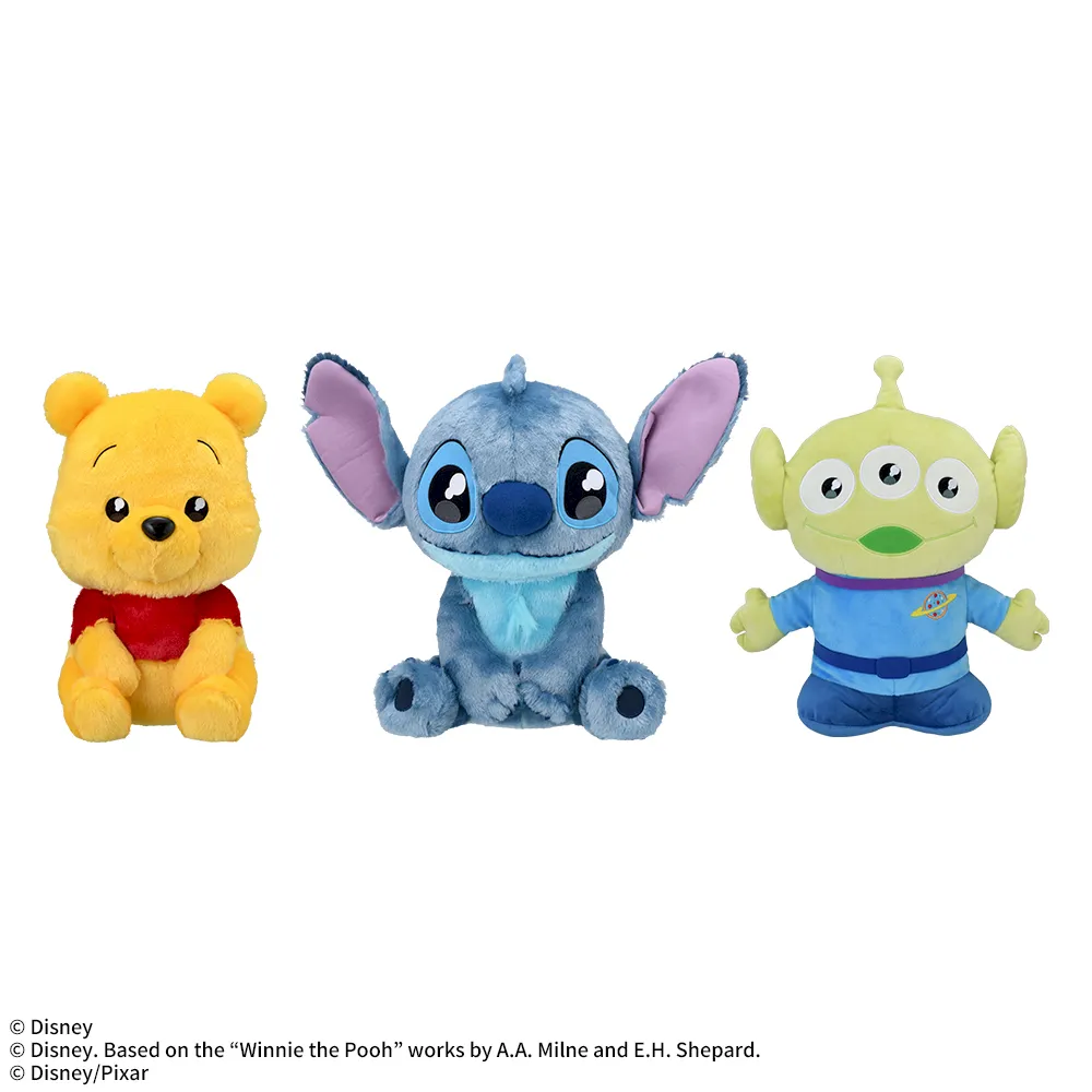 12月19日 プー&ディズニースティッチ&エイリアンうるりぃみぃぬいぐるみ