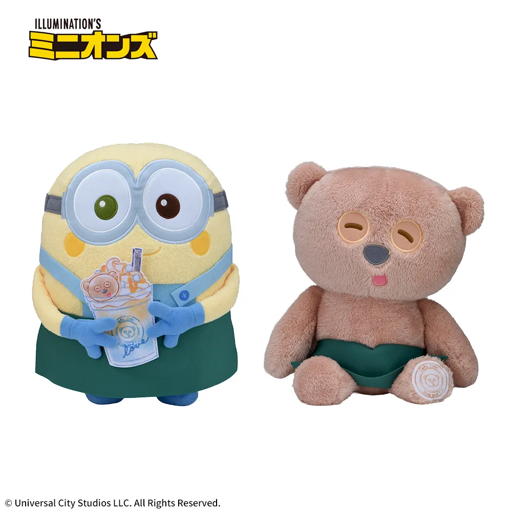12月12日 ミニオンLぬいぐるみ“ボブ&ティム”カフェタイムVer.