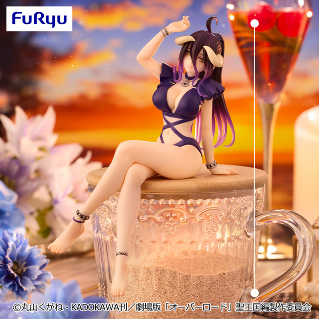7月2週入荷予定 オーバーロード ぬーどるストッパーフィギュアーアルベド・水着 ダークパープルver.ー
