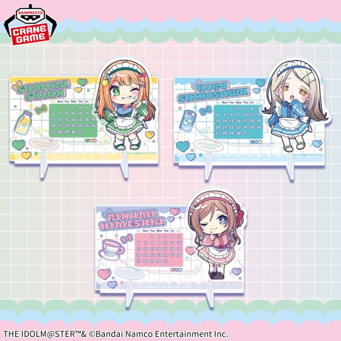 7月10日 学園アイドルマスター きゅるぽっぷん アクリル万年カレンダーvol.3