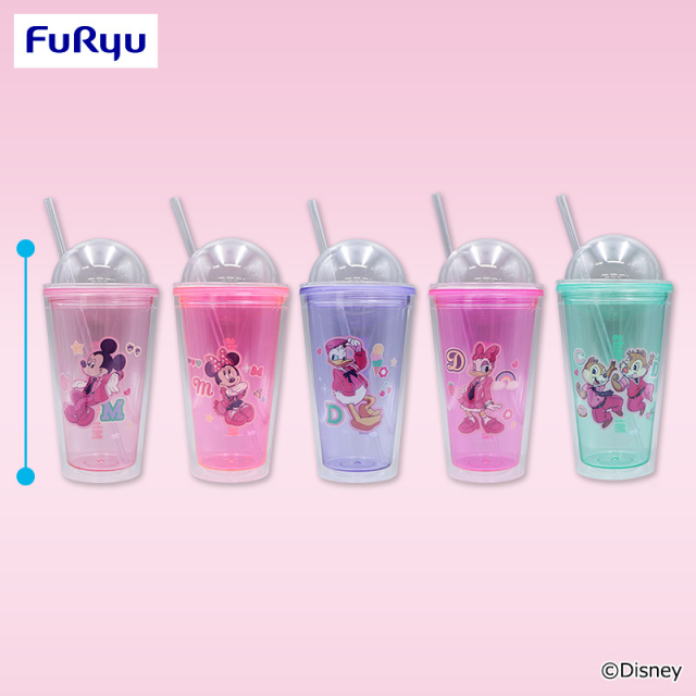 8月4週入荷予定 ミッキー＆フレンズ #MY推しDAYS ジャケットフォト ストロー付きタンブラー