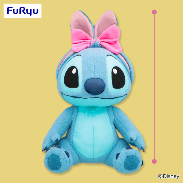 8月4週入荷予定 ディズニー　スティッチ うさ耳むすび V-BIG ぬいぐるみ