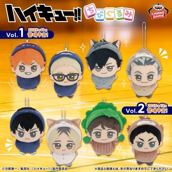 11月入荷予定 ハイキュー!! ちびぐるみ~アニマルポンチョ~vol.1