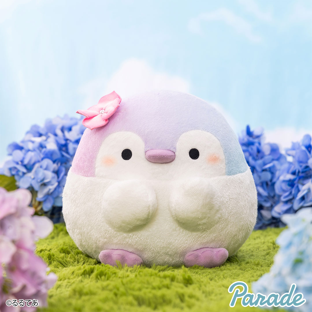 5月中旬入荷予定 コウペンちゃん あじさいBIGぬいぐるみ