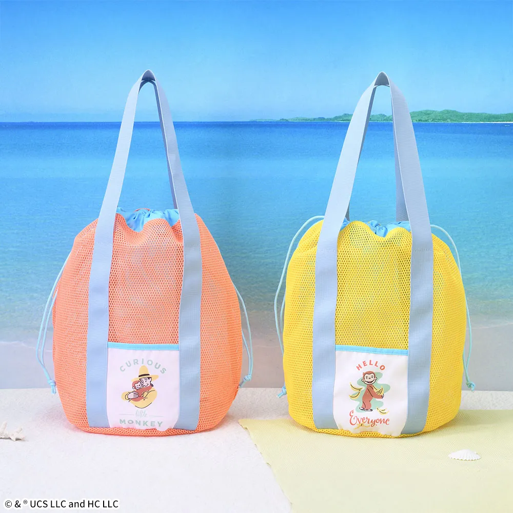 7月11日 おさるのジョージ プラチナムザッカ メッシュトートバッグ