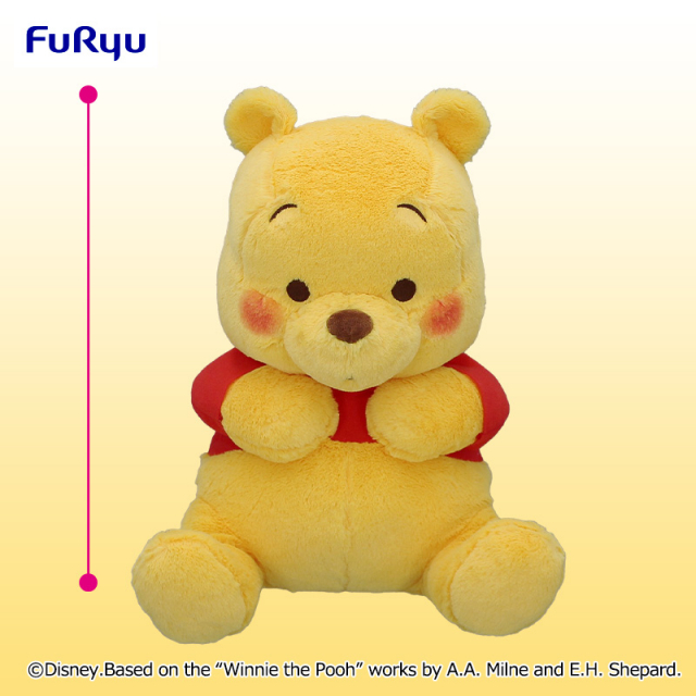 9月1週入荷予定 くまのプーさん FukuFuku おなかいっぱい超BIGぬいぐるみ
