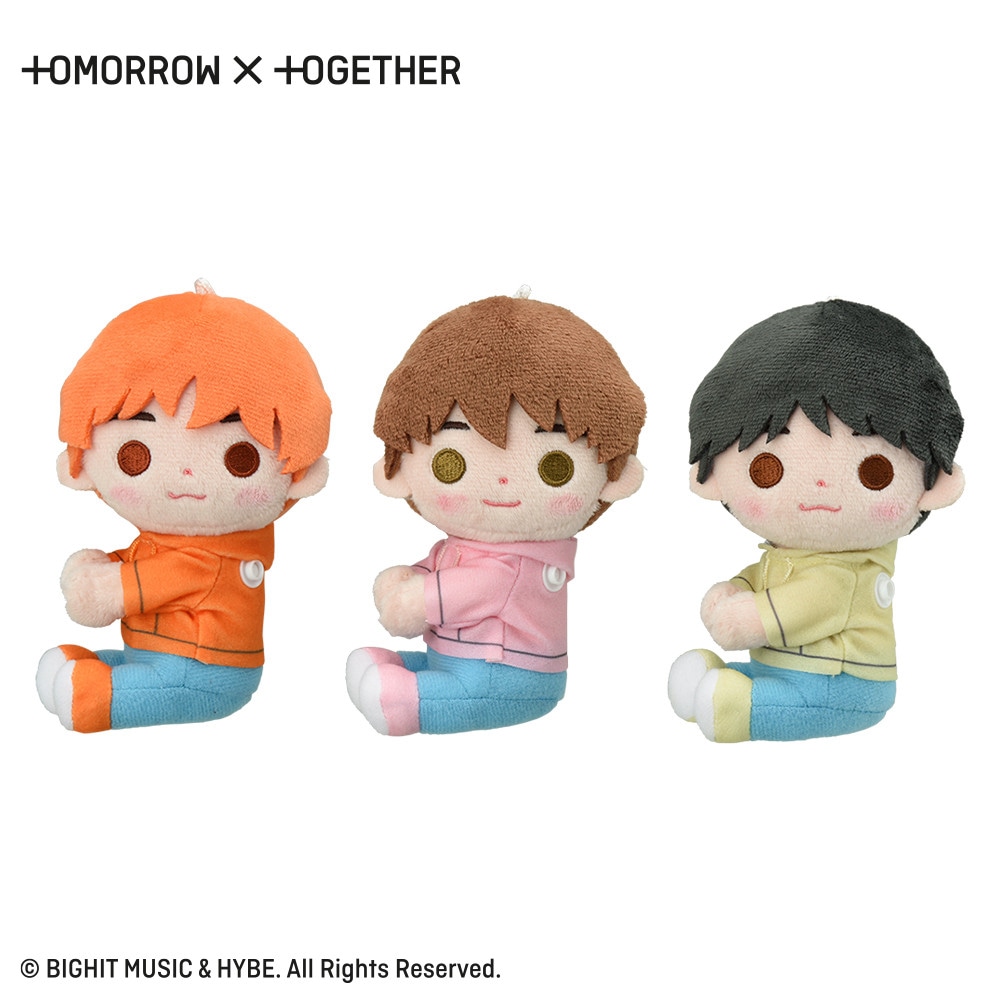 4月19日 TOMORROWXTOGETHERくっつきミニぬいぐるみ～CROWN～“BEOMGYU&TAEHYUN&HUENINGKAI”