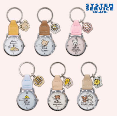 4月入荷予定 NEW BASIC RILAKKUMA チャーム付きミニ時計