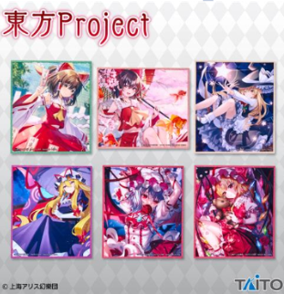 4下旬入荷予定 東方Project　描き下ろしアクリル色紙