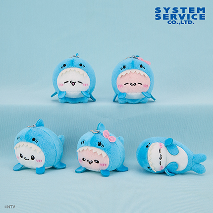 8月入荷予定 らぶいーず サメになるもん マスコットキーチェーン