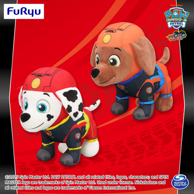 5月2週入荷予定 パウ・パトロール モーター・パウBIGぬいぐるみ~マーシャル・ズーマ~