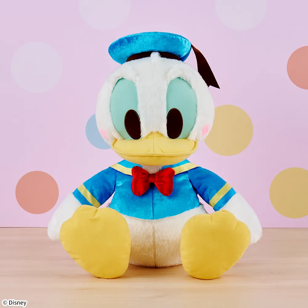 5月16日 ドナルドダック 赤いほっぺ スーパーラージぬいぐるみ シャイニーカラーVer.