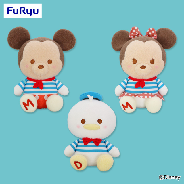 6月3週入荷予定 ミッキー&フレンズ ミルキーボア BIGぬいぐるみ~マリンスタイル~