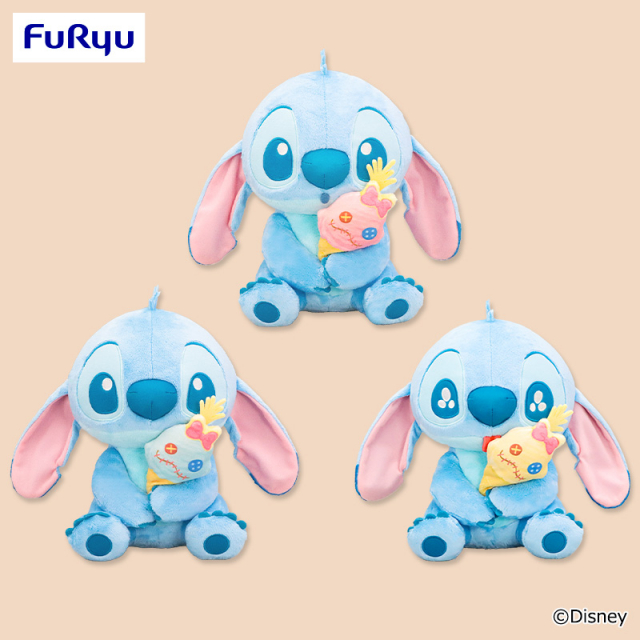 6月4週入荷予定 ディズニー スティッチ カラフルアイス BIGぬいぐるみ