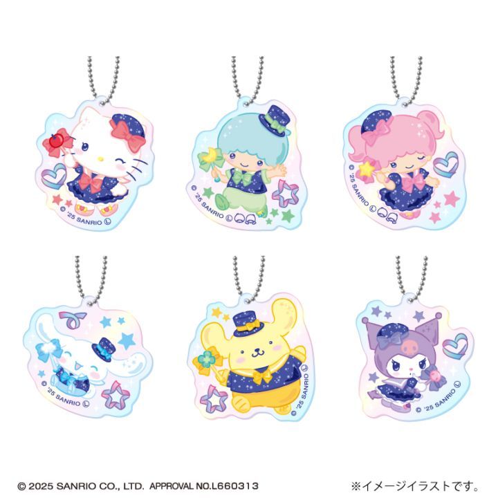6月4週入荷予定 サンリオキャラクターズ マジカルリボンミニアクリルキーホルダー