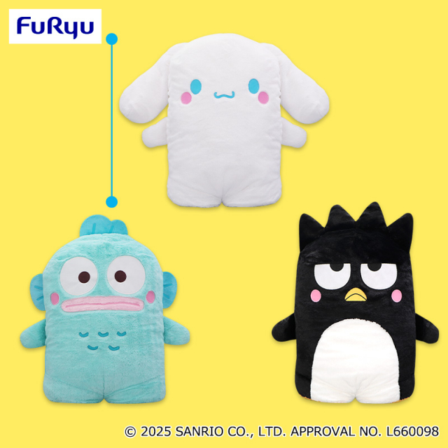 7月1週入荷予定 サンリオキャラクターズ ならべてどーみぃふれんず おおきい!ぬいぐるみ①