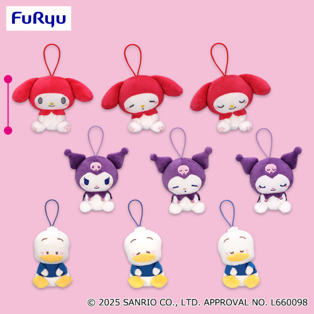 7月3週入荷予定 サンリオキャラクターズ むにゃすやマスコットvol.4