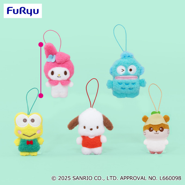 7月3週入荷予定 サンリオキャラクターズ ふわもこワッペンこれくしょんマスコット①