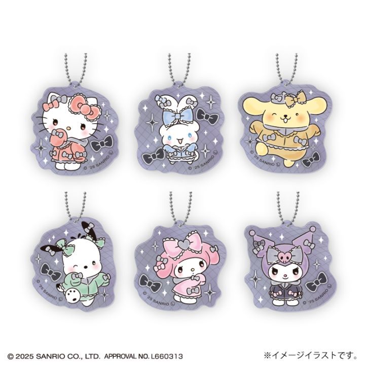 7月3週入荷予定 サンリオキャラクターズ スウィート♡カラフルジャージミニアクリルキーホルダー