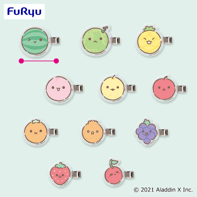 8月5週入荷予定 スイカゲーム Design produced by Sanrio MASHIMASHI アクリルヘアクリップ