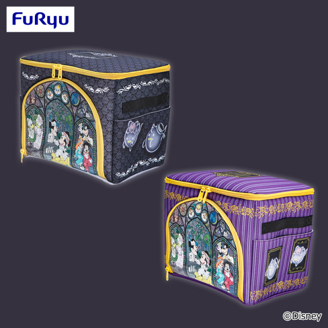9月3週入荷予定 ミッキー＆フレンズ ステンドグラスホラーナイト ステンドグラス風クリア収納ケース