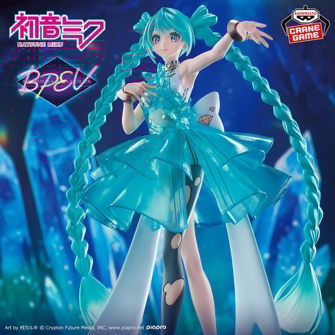初音ミク 最新プライズフィギュア まとめ売り 初音ミク BANPRESTO EVOLVE Clearluxe-クリオネ-フィギュア
