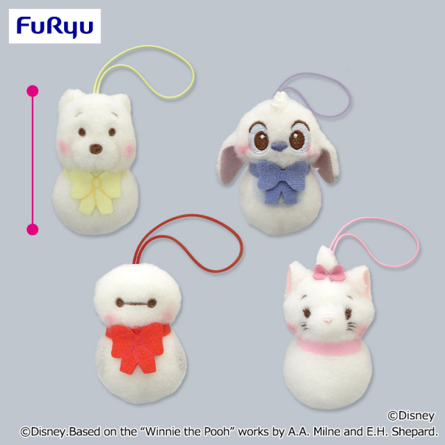 10月4週入荷予定　ディズニーキャラクター ミルキーボアプチ　雪だるまマスコット
