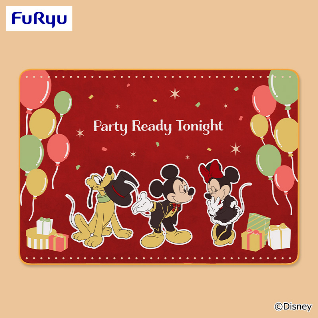 10月4週入荷予定　ミッキー＆フレンズ Party Ready Tonight 大きな毛布