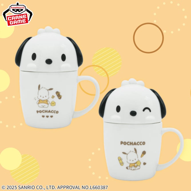 10月16日 サンリオキャラクターズ フタ付きマグカップ-ポチャッコ-