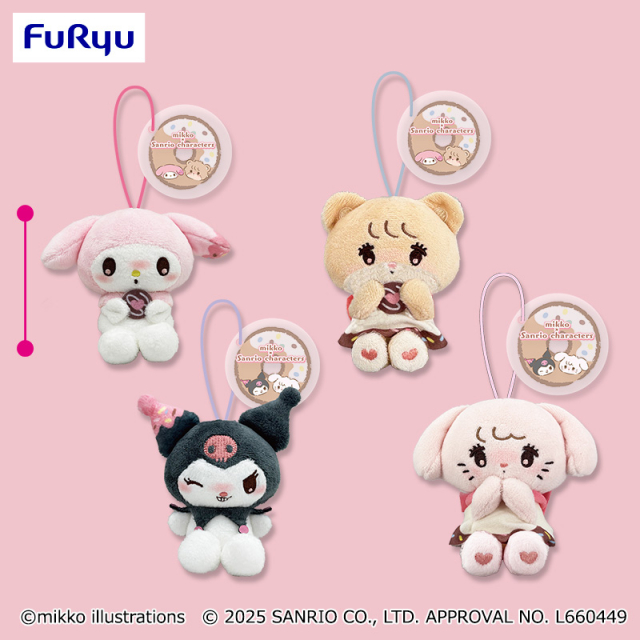 10月5週入荷予定 mikko×Sanrio characters ドーナツデザインマスコット②