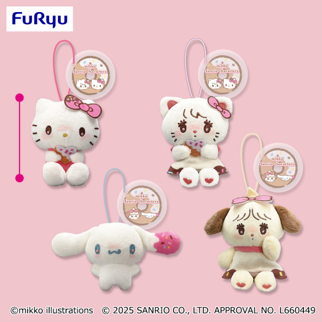 10月5週入荷予定 mikko×Sanrio characters ドーナツデザインマスコット①