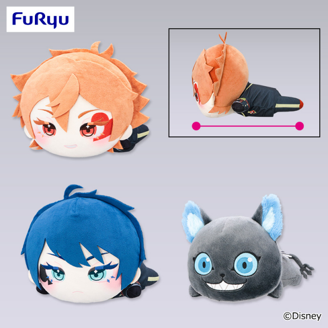 11月4週入荷予定 ディズニー ツイステッドワンダーランド ザ アニメーション プティラヴィ 寝そべりBIGぬいぐるみ～エース・デュース・グリム～