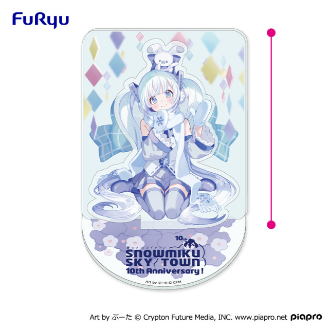 11月4週入荷予定 初音ミク アクリルスタンドー雪ミク スカイタウン10th ver.ー