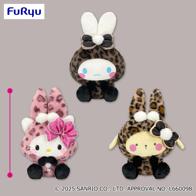12月2週入荷予定 サンリオキャラクターズ ギャルらび♡BIGぬいぐるみ～チャーミーキティ・シナモロール・ポムポムプリン～