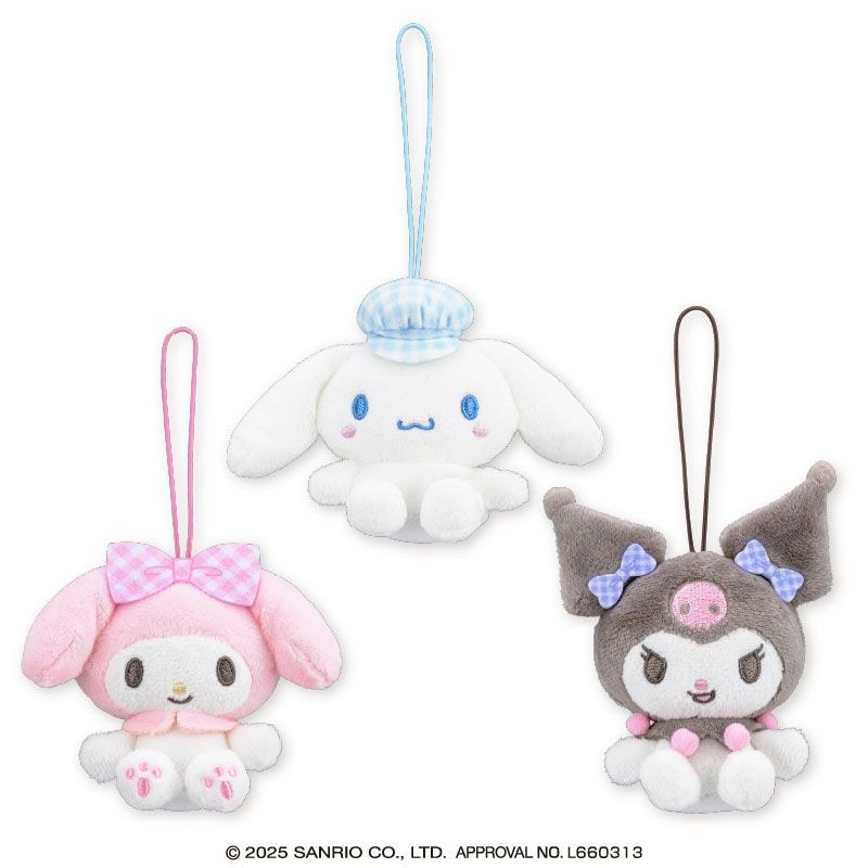 12月3週入荷予定 サンリオキャラクターズ くすみギンガムマスコット2