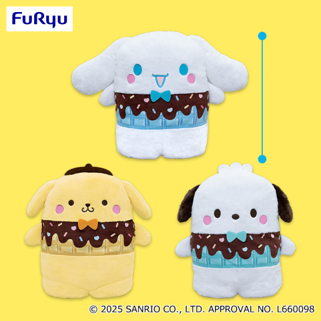 1月2週入荷予定 サンリオキャラクターズ ならべてどーみぃふれんず おおきい!ぬいぐるみ~DECOチョコVer~