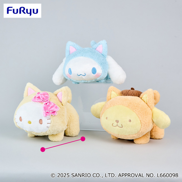 1月3週入荷予定 サンリオキャラクターズ にゃんぐるみBIGぬいぐるみ~チャーミーキティ・シナモロール・ポムポムプリン~