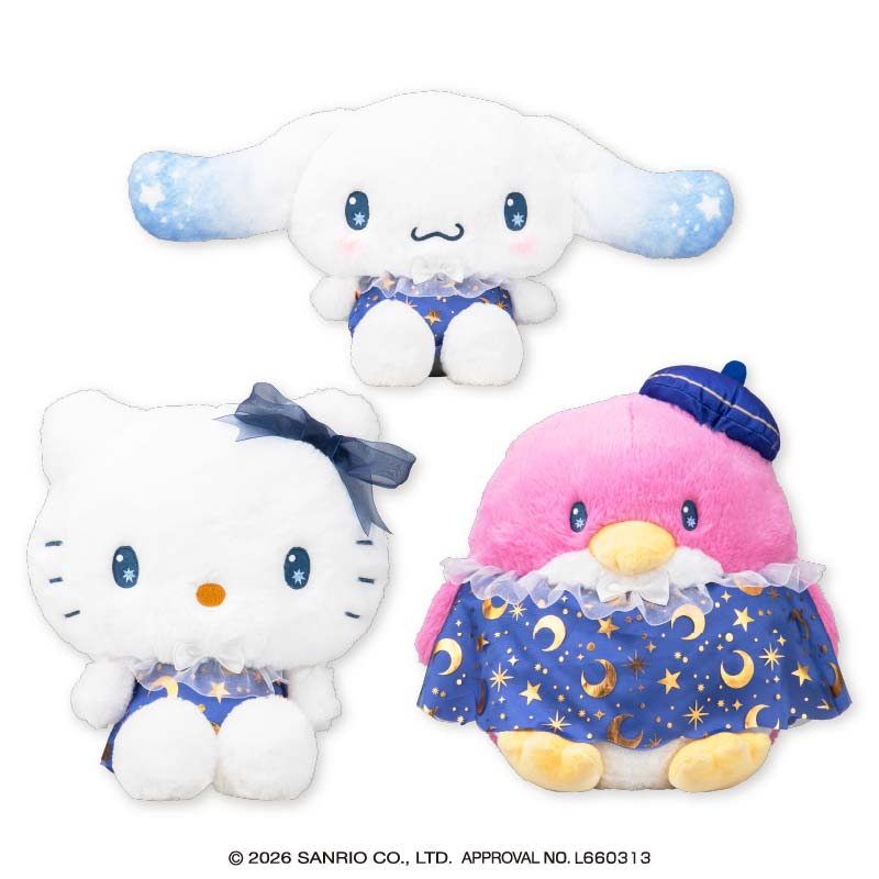 1月5週入荷予定 サンリオキャラクターズ キラキラ夜空ドールBIGタイプ1