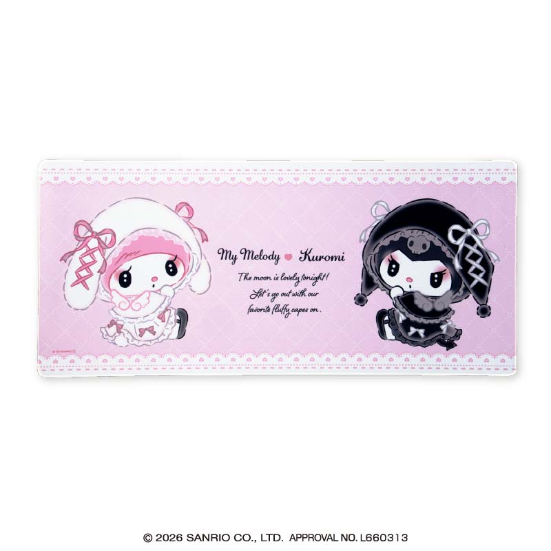 2月1入荷予定 マイメロディ♡クロミ 月夜のメロクロラバーマット