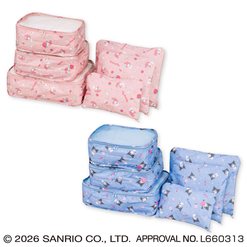 3月2週入荷予定 マイメロディ♡クロミ シンプルかわいいポーチセット
