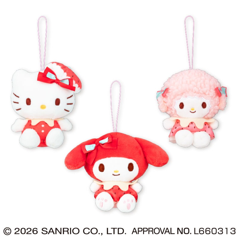 3月2週入荷予定 サンリオキャラクターズ いちごみるくメルトマスコット1